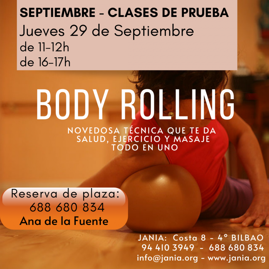 Body Rolling – Comienzo 6 Octubre