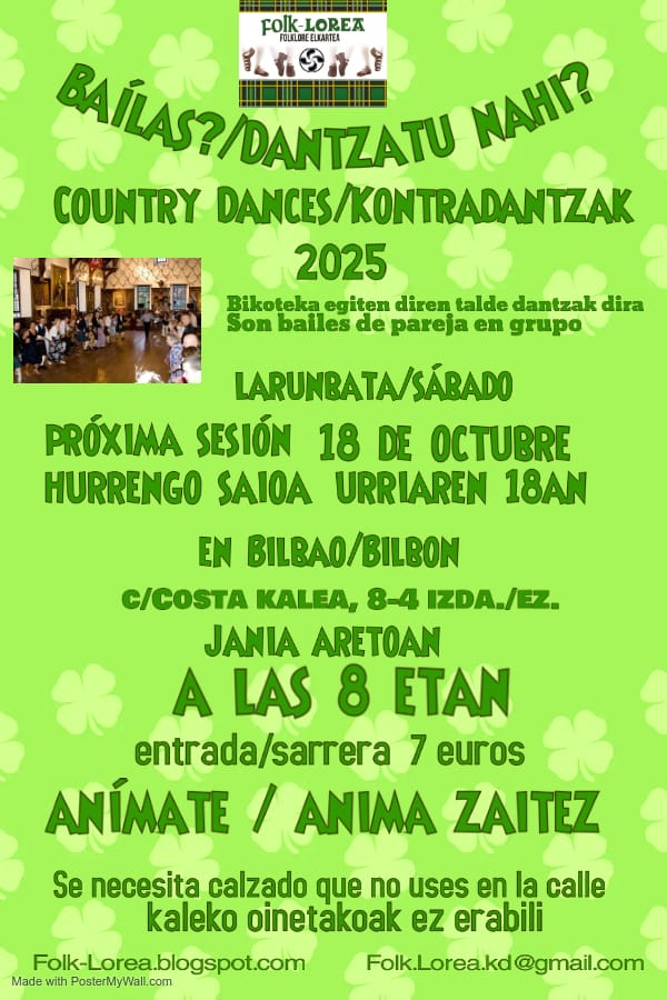 Contradanzas – KONTRADANTZA – Country Dances