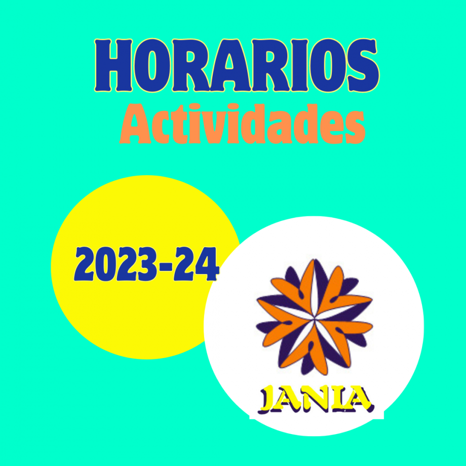 Horarios ACTIVIDADES Curso 2023-24